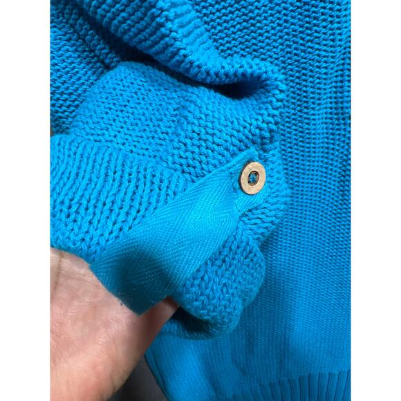 Free People We The Free Firefly Surf Blue Tunic Sweater Blue Size M - Picture 8 of 14